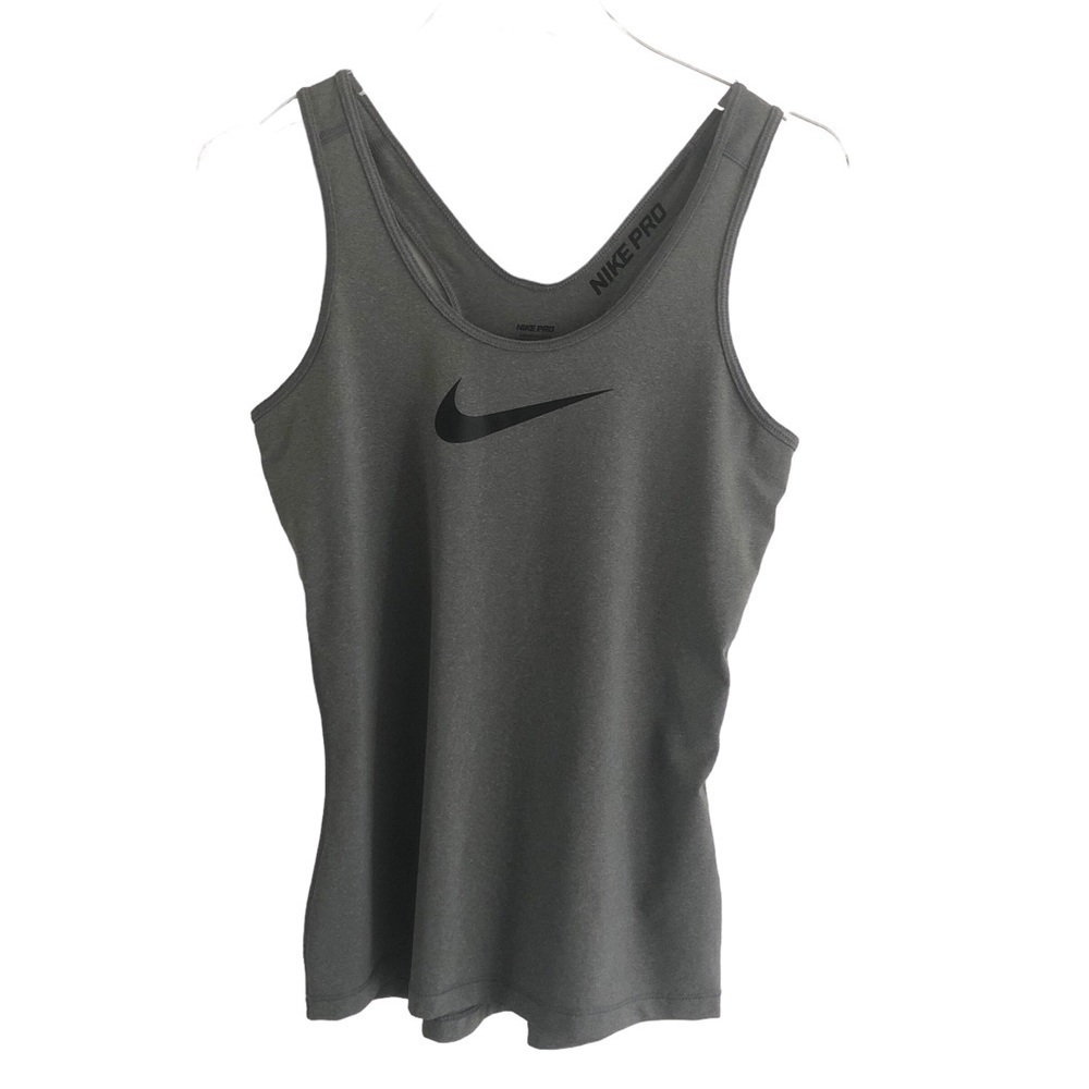 Nike Pro Grey Racerback Tank size Medium - Picture 8 of 8